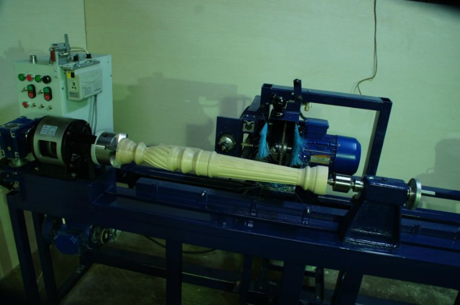 Станок токарно-фрезерный с копиром для производства витых (спиральных) каннелюр ТФС1550 М